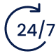 24/7 customer support